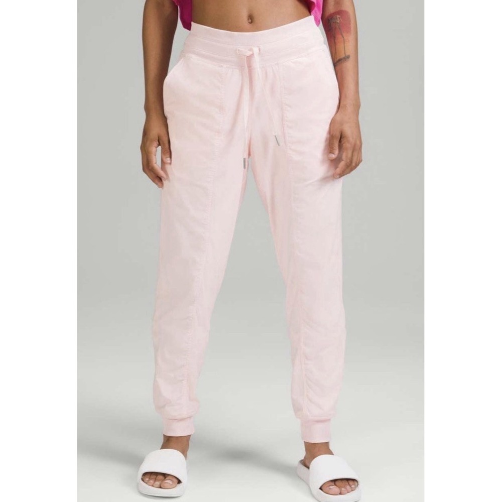NWOT Lululemon Women's Size 0 Pink Dance Studio Jogger Pants Lined